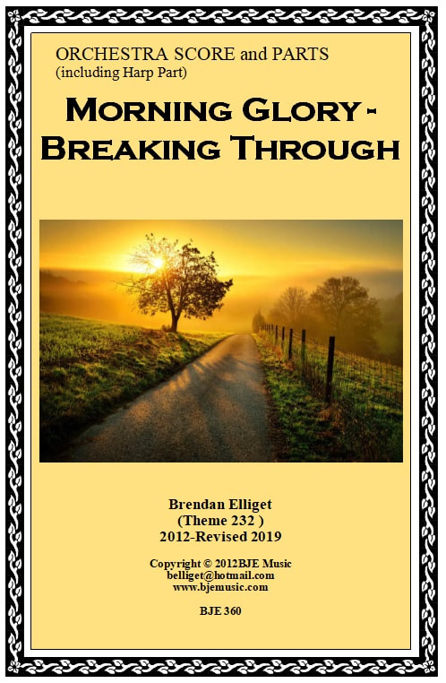 Morning Glory - Breaking Through - Orchestra Score and Parts PDF